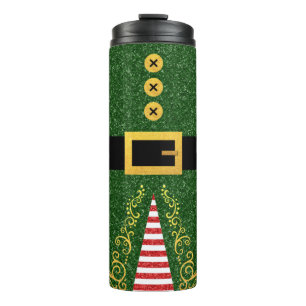 Elf Christmas Tumbler: Sip in Santa's Workshop Thermal Tumbler