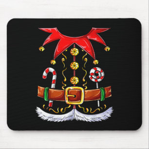 Elf Costume Christmas Elves Boys Girls Funny Xmas Mouse Mat