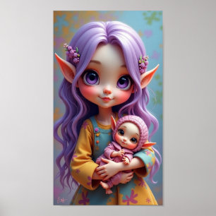 *Elf & Elf Doll Poster
