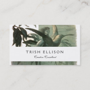 Elf Fairies Elves Moon Night Scene Bird Flying  Business Card