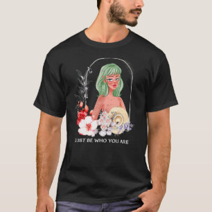 Elf Fairy Be Yourself Inspiring Quote Watercolor 2 T-Shirt