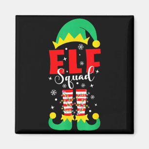 Elf Family Christmas Matching Pajamas Funny Xmas E Magnet
