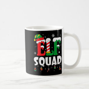 Elf Family Christmas Matching Pajamas Xmas Elf Squ Coffee Mug