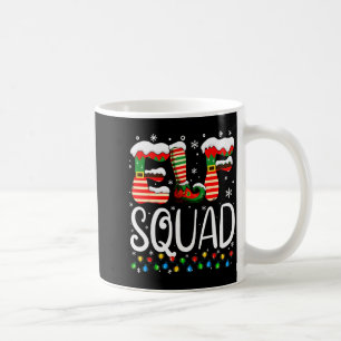 Elf Family Christmas Matching Pajamas Xmas Elf Squ Coffee Mug