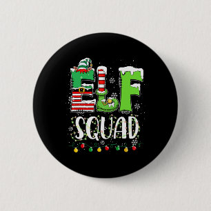 Elf Family Christmas Matching Pyjamas Funny Xmas E 6 Cm Round Badge