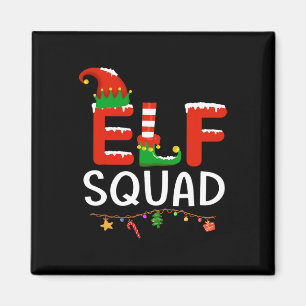 Elf Family Christmas Matching Pyjamas Xmas  Magnet