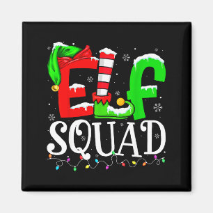 Elf Family Christmas Shirts Matching Pajamas Xmas Magnet