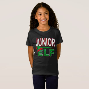 Elf Family Junior Elf Christmas Holiday #TeamElf T-Shirt