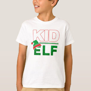 Elf Family Kid Elf Christmas Holiday #TeamElf T-Shirt