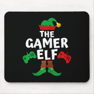 Elf Family Matching Shirts Christmas Gifts Video G Mouse Mat