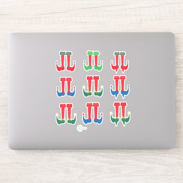 Elf Feet and Elf Heels Christmas Planner Stickers (Computer)