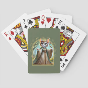 Elf Feline Fantasy Adventure Playing Cards