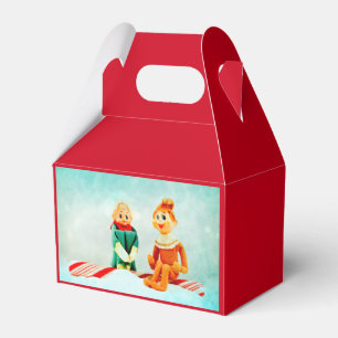 Elf First Date on Red Favour Box