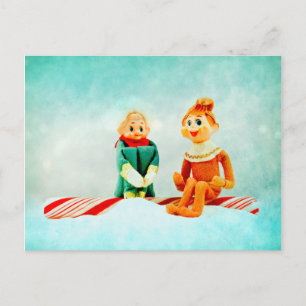 Elf First Date Postcard