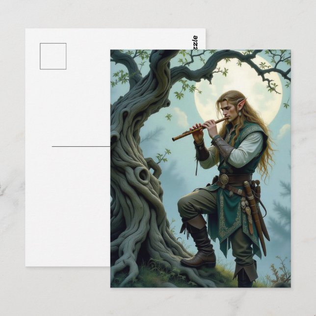 Elf Flute Postcard (Front/Back)