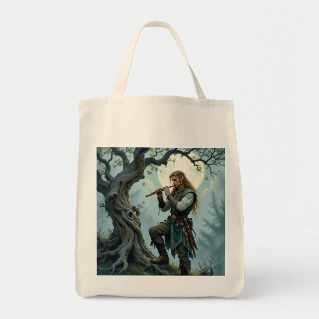 Elf Flute Tote Bag (Front)