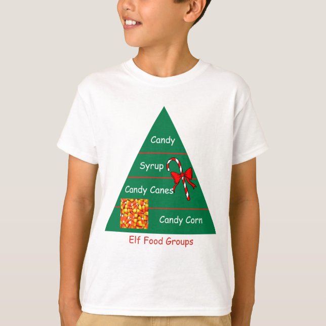 Elf Food Groups T-Shirt (Front)
