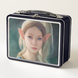 ELF GIRL METAL LUNCHBOXES