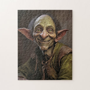 ELF GNOME FUNNY WEIRD JIGSAW PUZZLE