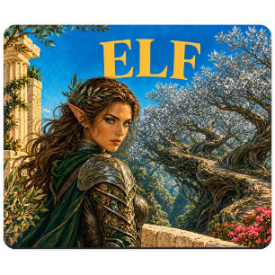 Elf, Gothic Fantasy Monster Mouse Mat