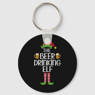 Elf Group Matching Family Xmas Costume The Beer Dr Key Ring