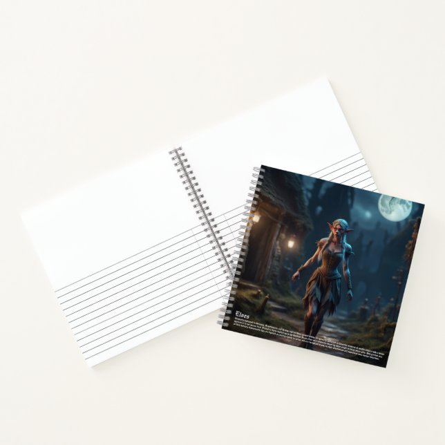 Elf Hardcover Notebook (Inside)