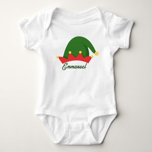 Elf Hat Bodysuit (Front)