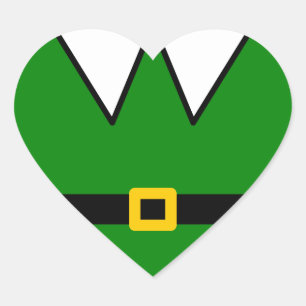 elf heart sticker