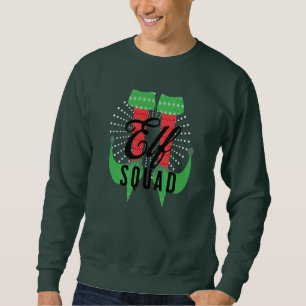 Elf Heels Squad Christmas Holiday Party Sweatshirt