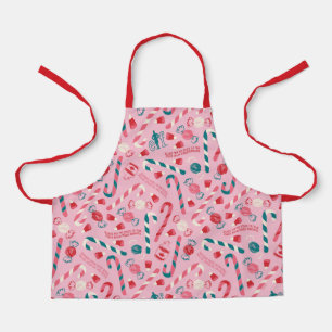 Elf Holiday Candy Pattern Apron