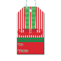 Elf Holiday Gift Tags