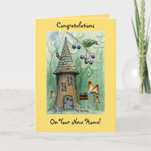 "Elf House" Happy New Home Greeting Card