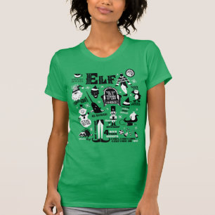 Elf Icons and Movie Quotes T-Shirt