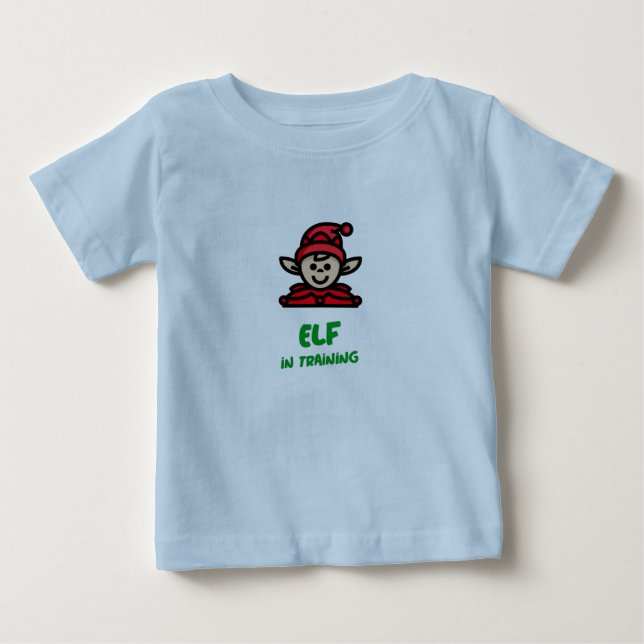 Elf in Training Baby T-Shirt (Front)