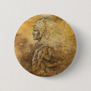 Elf King 6 Cm Round Badge