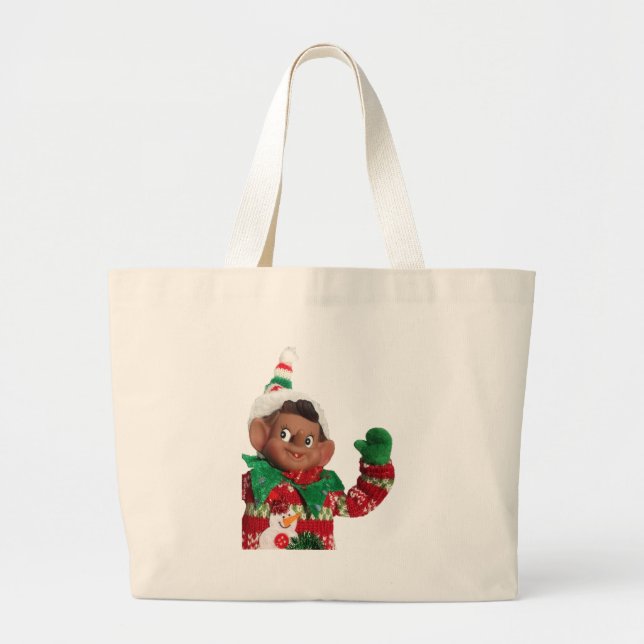 Elf Large Tote Bag (Front)