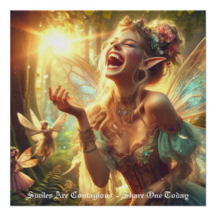 Elf Laughter Poster