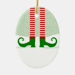 Elf Legs Christmas Ornament
