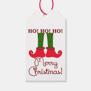 Elf Legs   Ho, Ho, Ho, Merry Christmas! Gift Tags