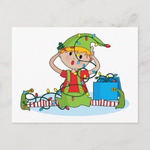 Elf Lights Postcard