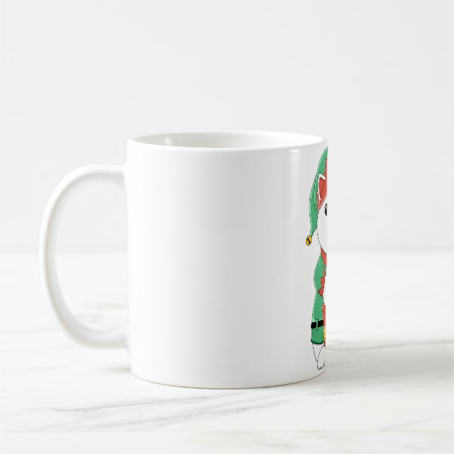Elf Lucky Cat  Coffee Mug (Left)