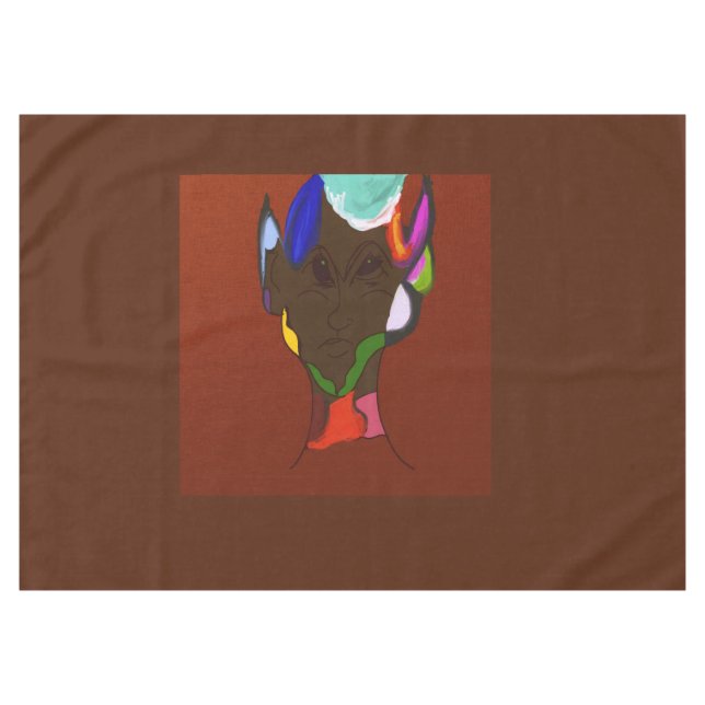 Elf Map Art  Tablecloth (Front (Horizontal))