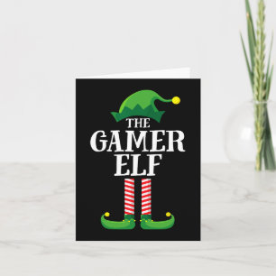 Elf Matching Family Group Christmas Party  Card