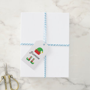 Elf Name Gift Tags