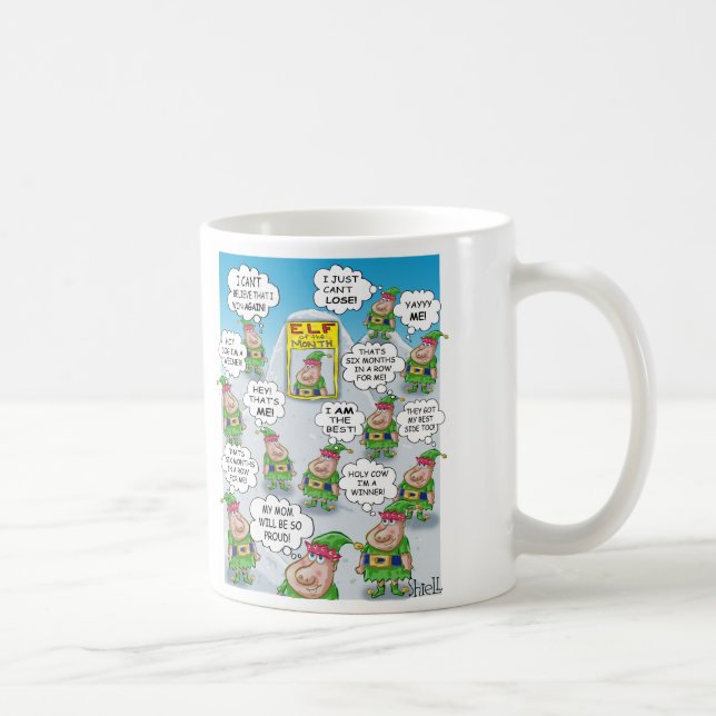 Elf of the Month Coffee Mug (Right)