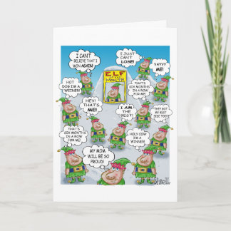 Elf of the Month Holiday Card