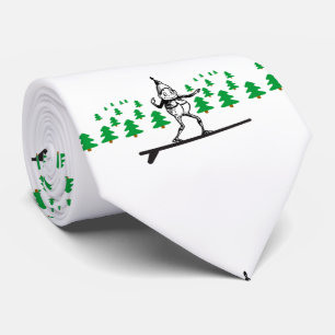 Elf on a Surfboard Thunder_Cove Tie