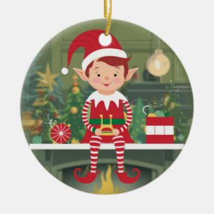 Elf on Shelf Christmas Tree Ornament
