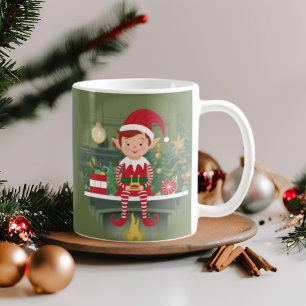 Elf On Shelf Coffee Mug