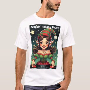 Elf on the Decks – Droppin’ Holiday Beats T-Shirt
